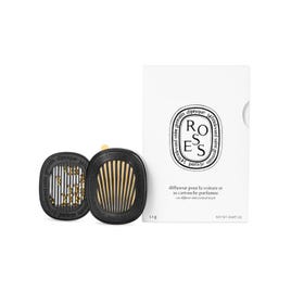 DIPTYQUE Car Diffuser Set With Roses Insert